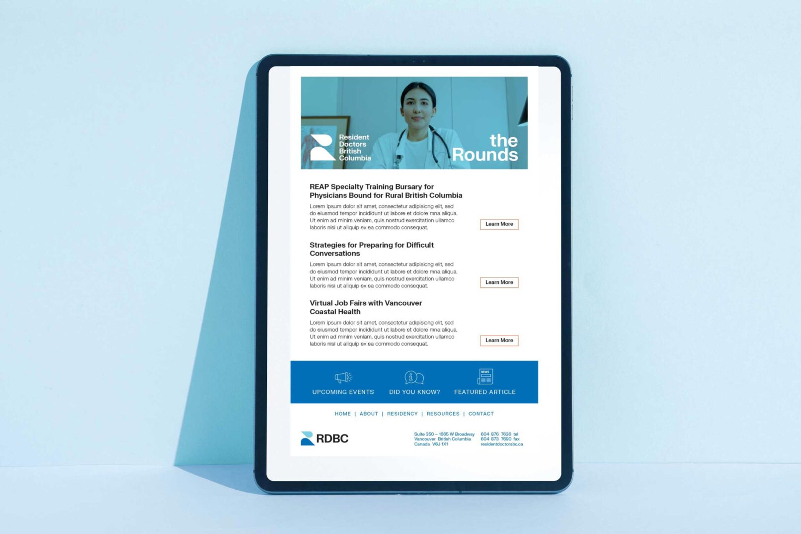 RDBC Newsletter